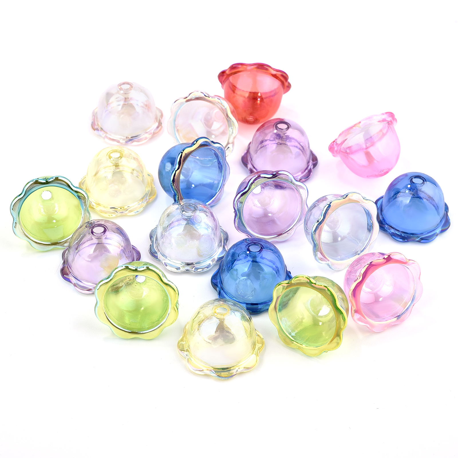 Phone Accessories Chain - Glitter Wind Bell Spacer Jellyfish Beads