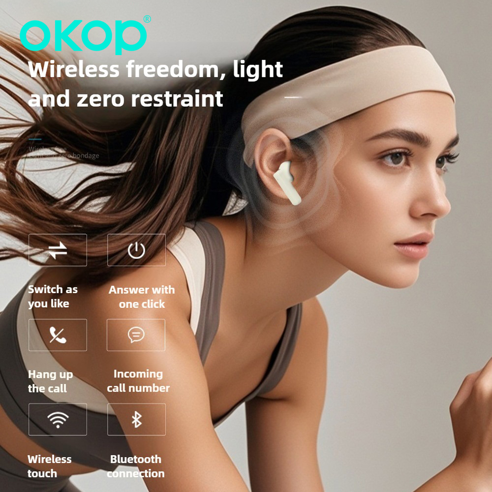 Type C Adapter - OKOP AI Headset,Wireless Bluetooth Headset,in-ear Noise