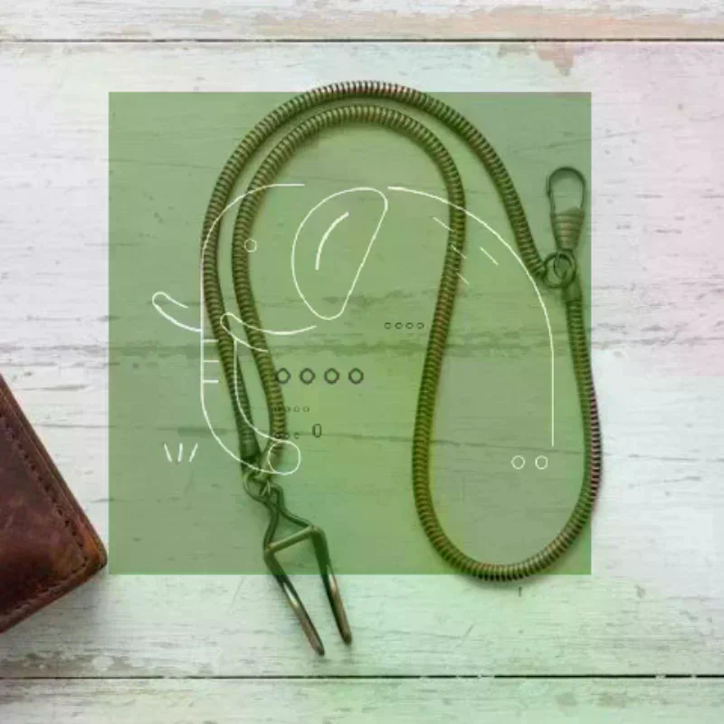 Phone Accessories For Men - Fashion Iron Mechanical Pocket Watch Chain