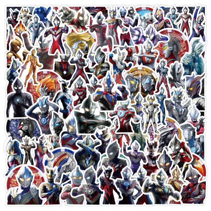 Phone Accessories Japan - Ultraman Waterproof Stickers, Anime PVC Stickers