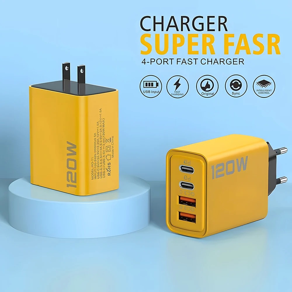 Total 120W USB C Fast Charger  – Type C Adapter Bewertung und Preis