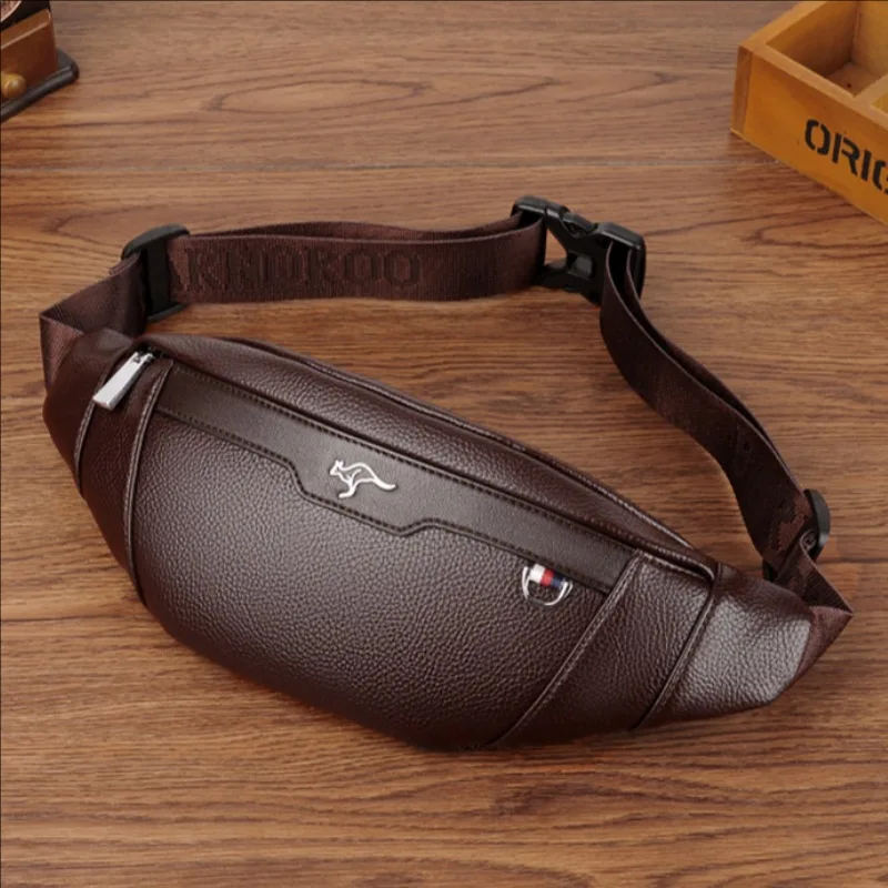 Business Leather Waist Bag Mul – Phone Accessories For Men Bewertung und Preis