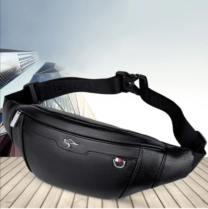 Business Leather Waist Bag Mul – Phone Accessories For Men Bewertung und Preis