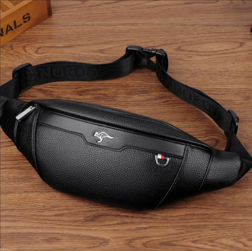 Business Leather Waist Bag Mul – Phone Accessories For Men Bewertung und Preis