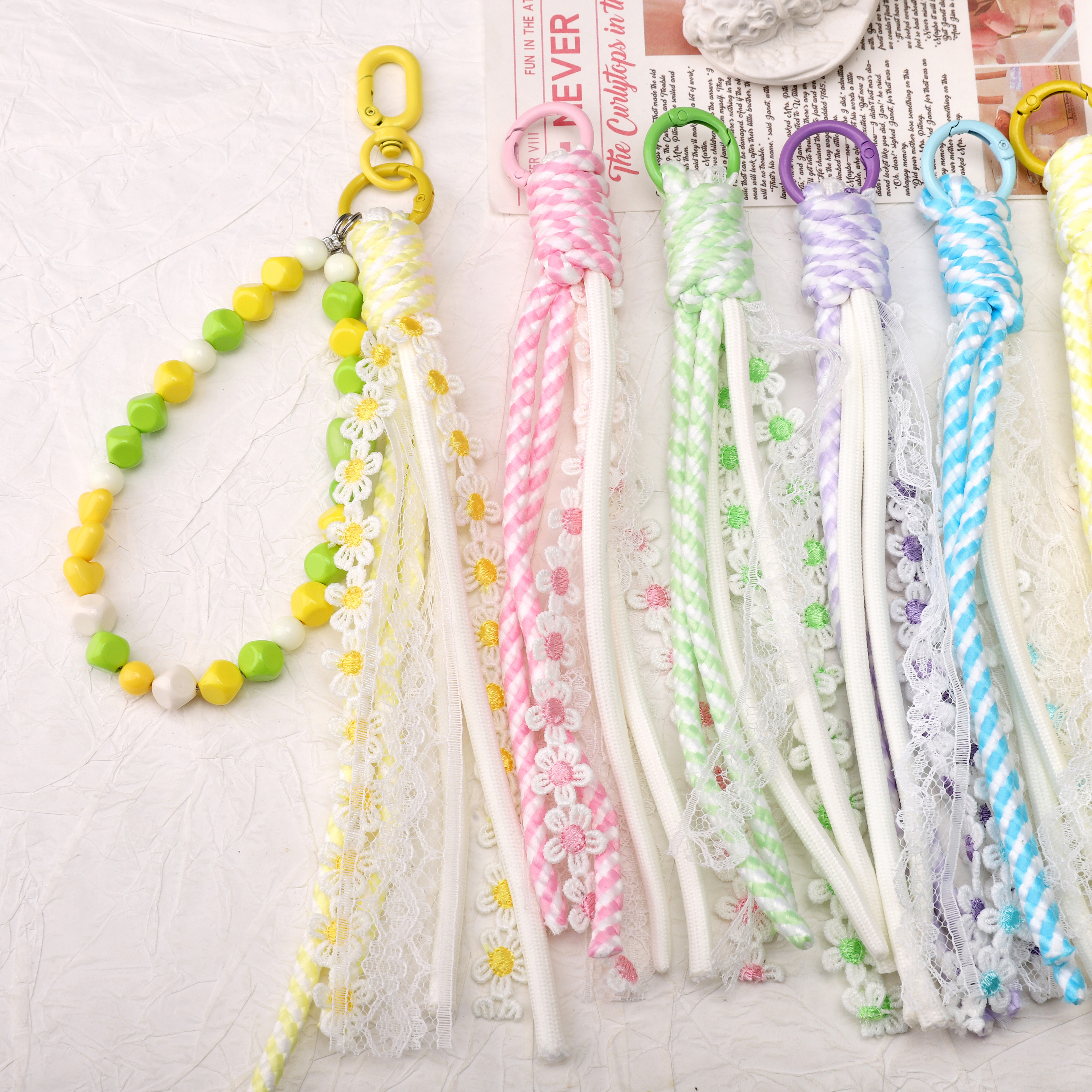 1pc Alloy Keyrings And Polyest – Phone Accessories Chain Bewertung und Preis