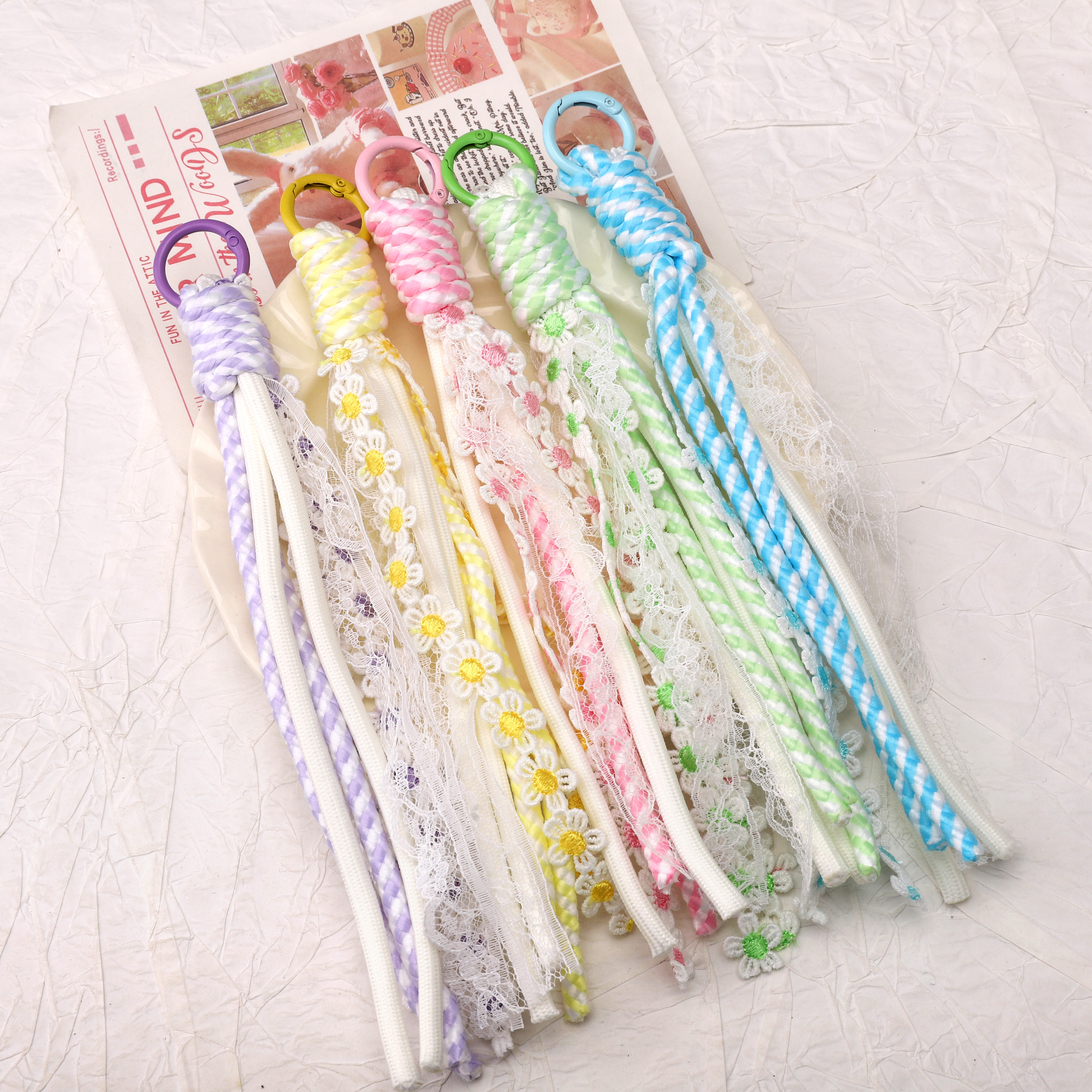 1pc Alloy Keyrings And Polyest – Phone Accessories Chain Bewertung und Preis