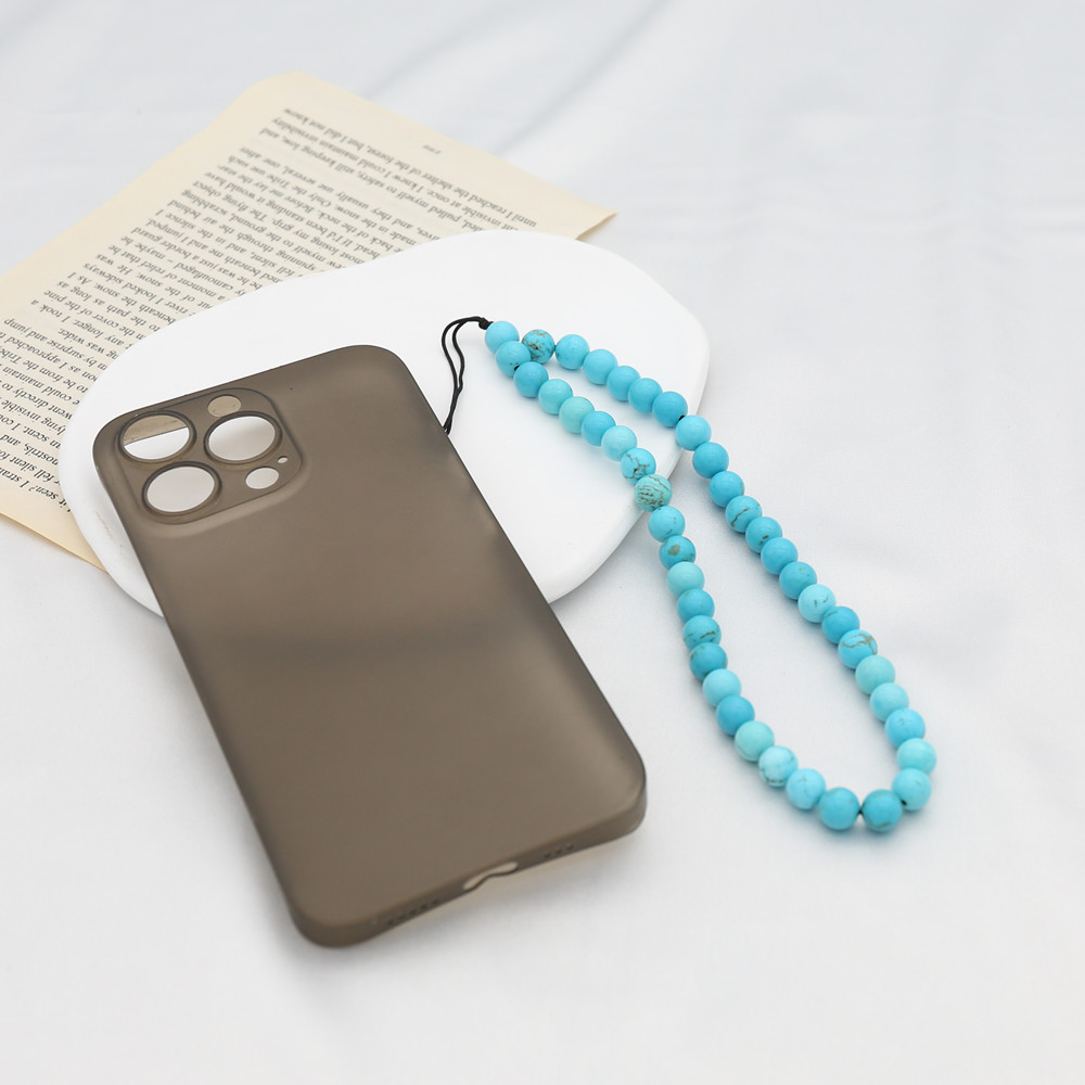 8MM Blue Turquoise Beaded Mobi – Phone Accessories For Men Bewertung und Preis