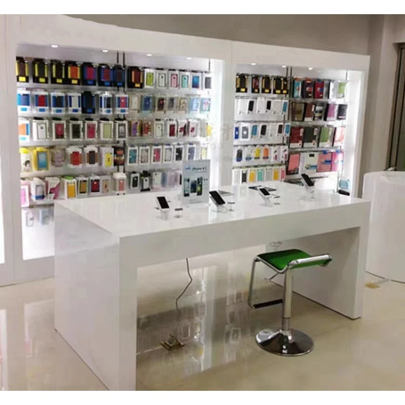 custom，Wooden Slatwall Mobile  – Phone Accessories Store Bewertung und Preis
