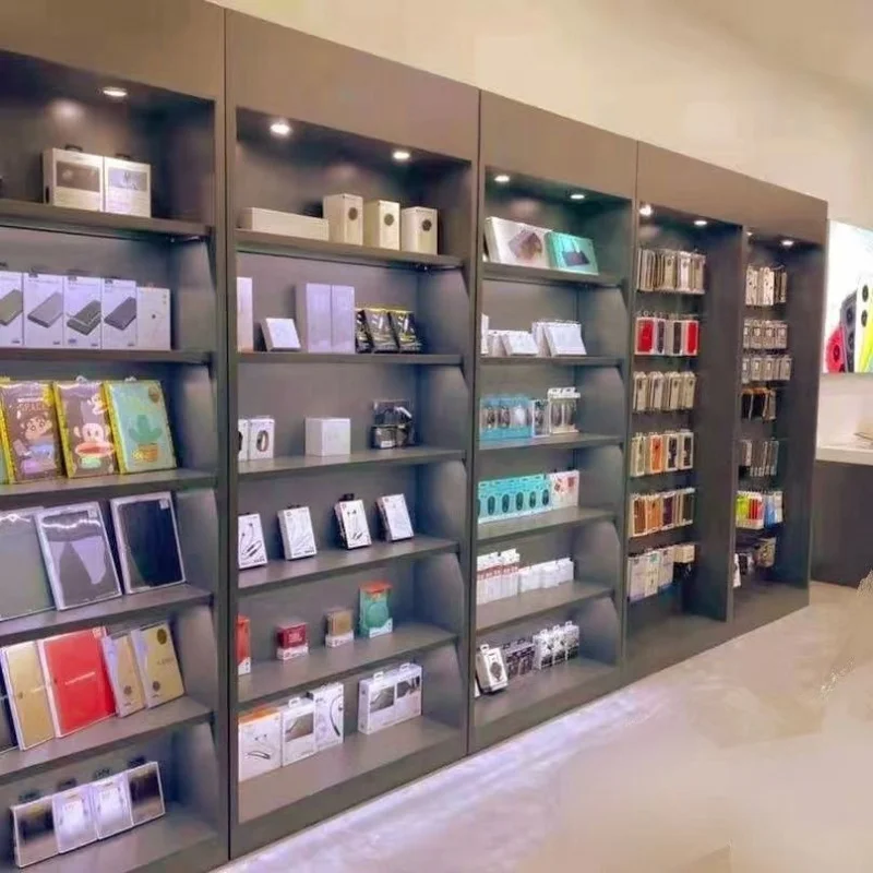 custom，Wooden Slatwall Mobile  – Phone Accessories Store Bewertung und Preis