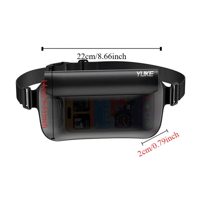 1PC Waterproof Waist Belt Bag  – Phone Accessories For Men Bewertung und Preis