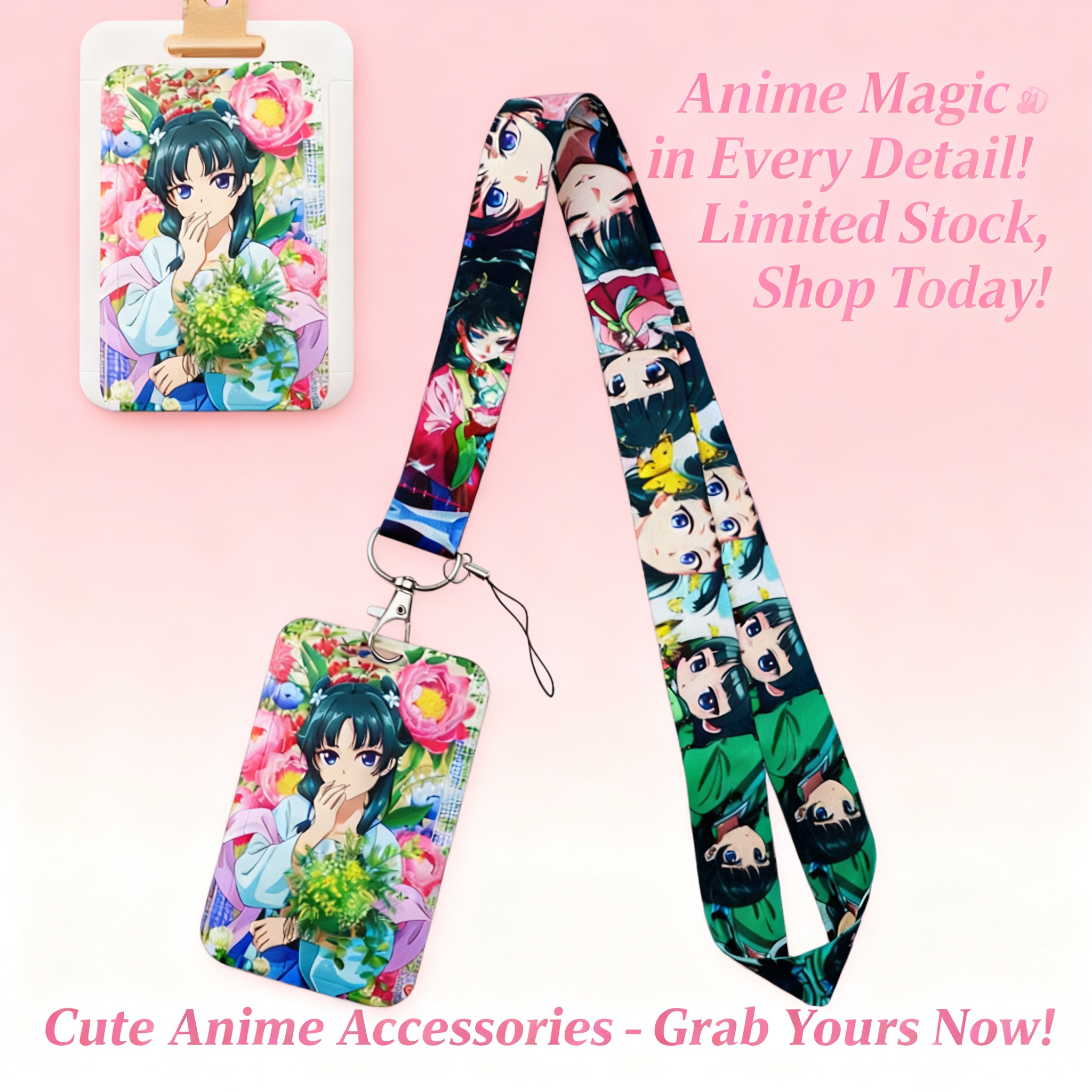 Cute Anime Girl Lanyard Neck S – Phone Accessories For Men Bewertung und Preis