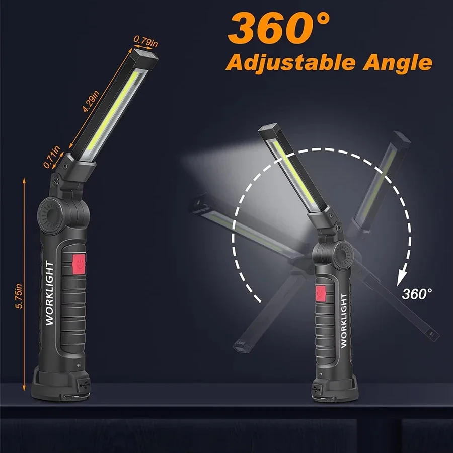 New Portable COB LED Flashligh – Type C Adapter Bewertung und Preis