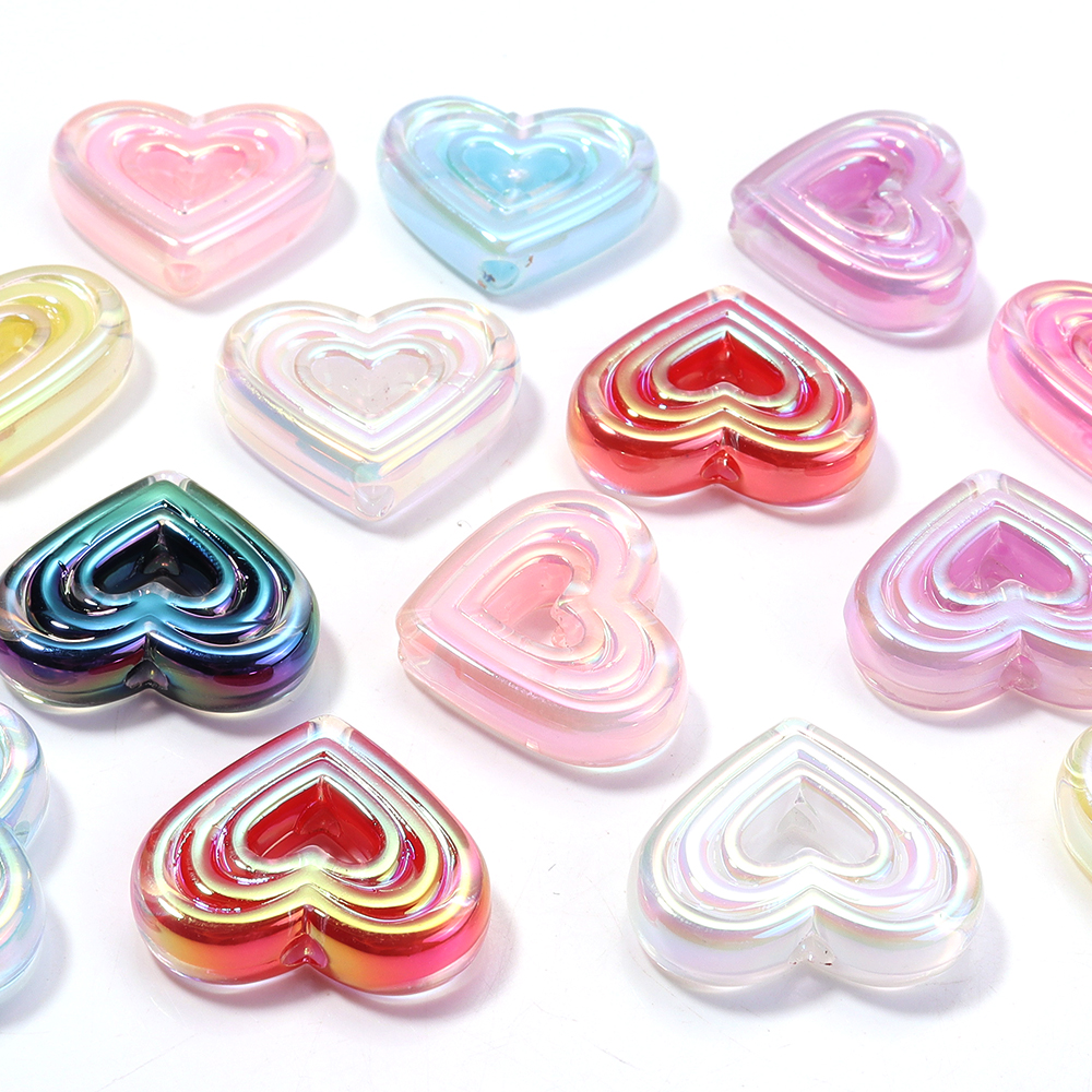 10pcs Transparent Heart Vertic – Phone Accessories Chain Bewertung und Preis