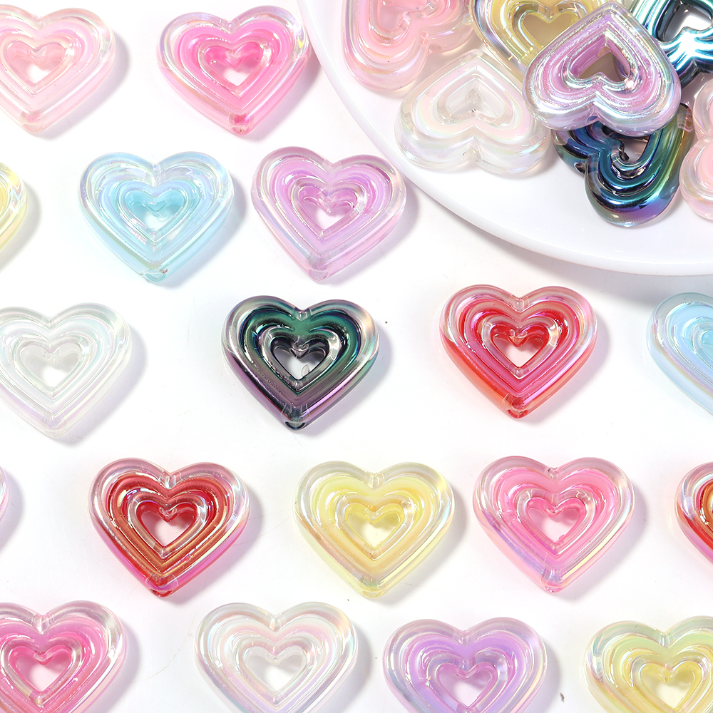 10pcs Transparent Heart Vertic – Phone Accessories Chain Bewertung und Preis
