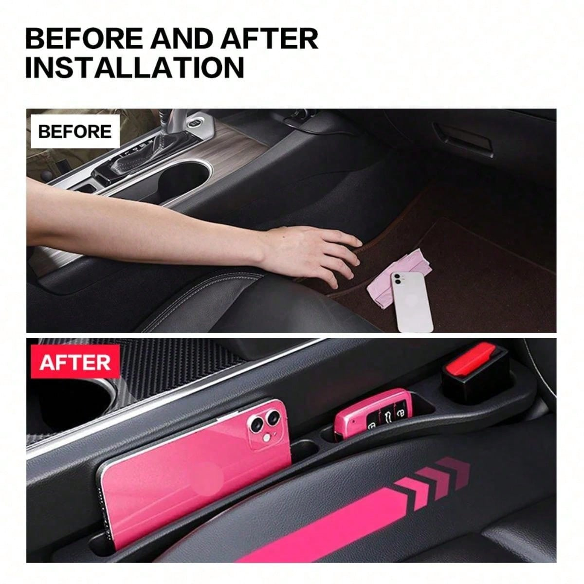 Car Seat Gap Filler Side Seam  – Phone Accessories Organizer Bewertung und Preis