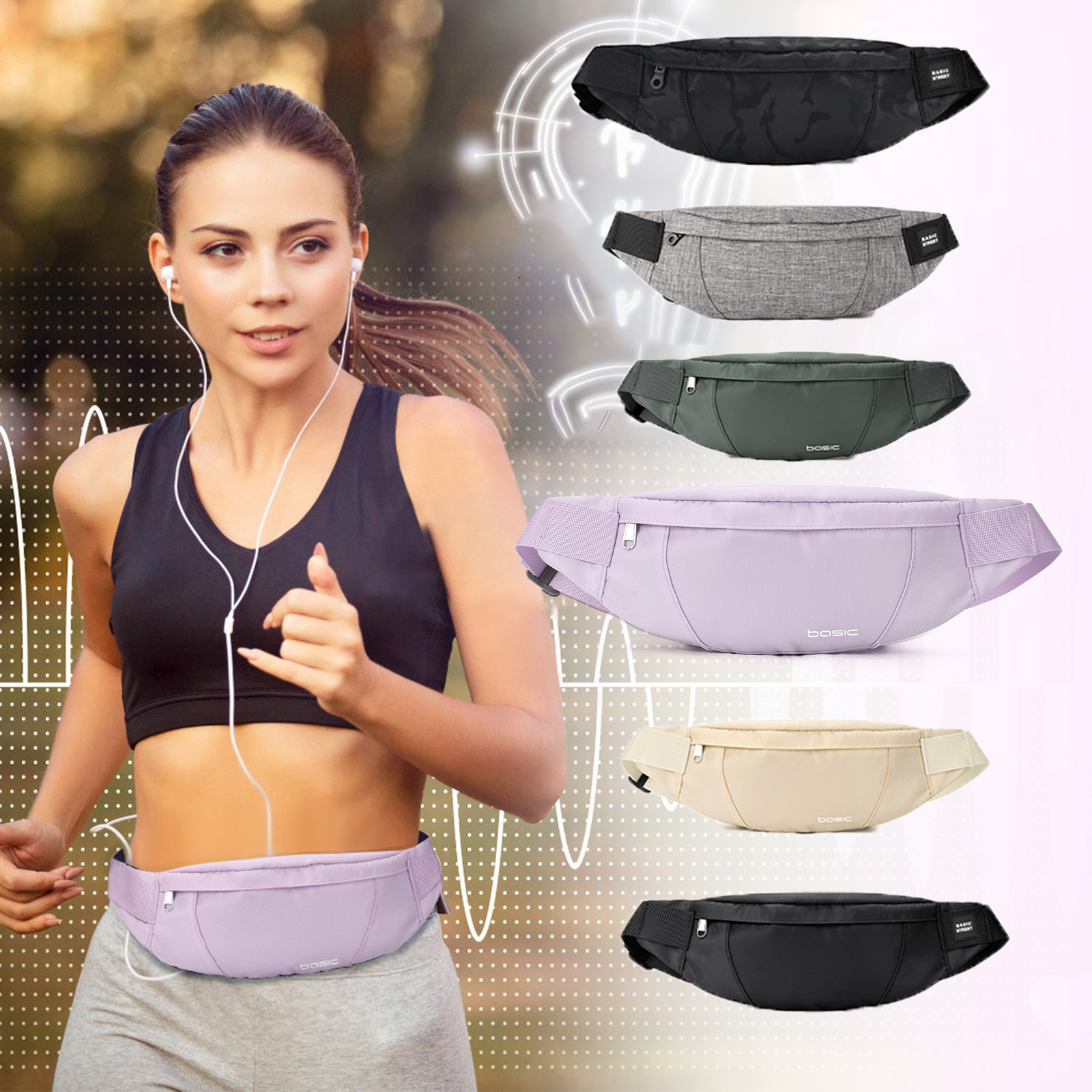 Fashion Running Waist Bag Wate – Phone Accessories For Men Bewertung und Preis