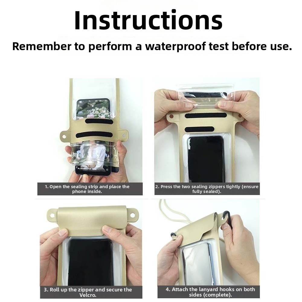 Portable Adjustable Strap Wate – Waterproof Phone Bag Bewertung und Preis