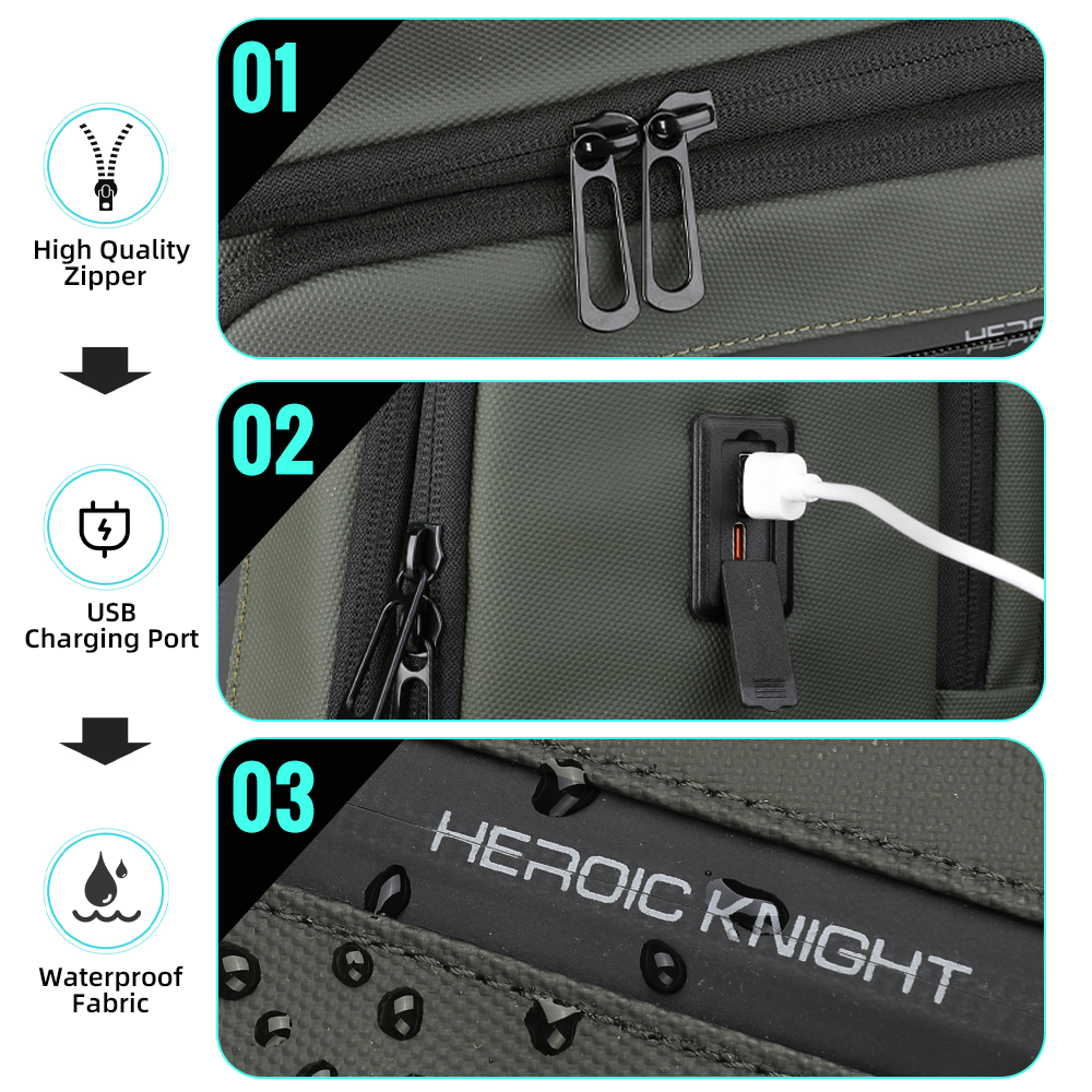 HK Business Men's Backpack 15. – Waterproof Phone Bag Bewertung und Preis