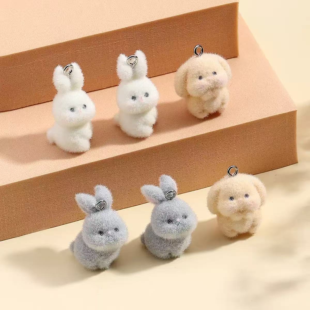 10pcs Flocking Little Rabbit R – Phone Accessories Chain Bewertung und Preis