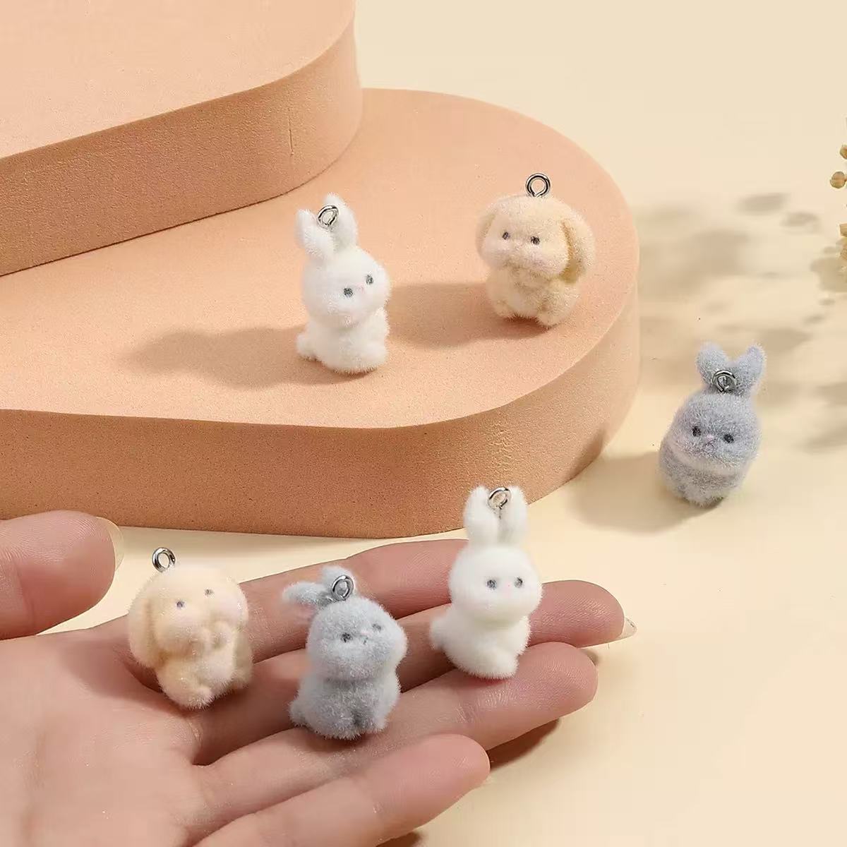 10pcs Flocking Little Rabbit R – Phone Accessories Chain Bewertung und Preis