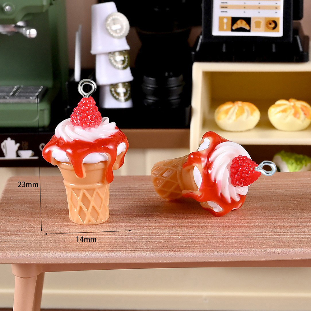 10pcs Strawberry Jam Ice Cream – Phone Accessories Chain Bewertung und Preis